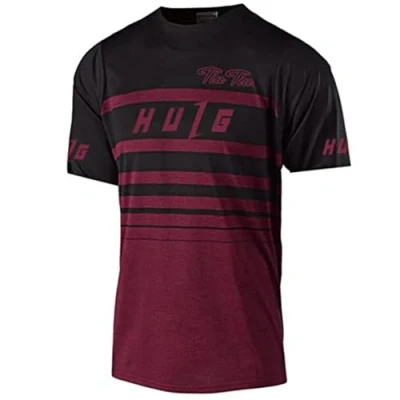 Imagen de Maillot Ciclismo Hombre Verano Bicicleta Montaña Bike MTB Camiseta con Mangas Cortas para De Carretera/Multideporte/Fitness (4XL,style 16)