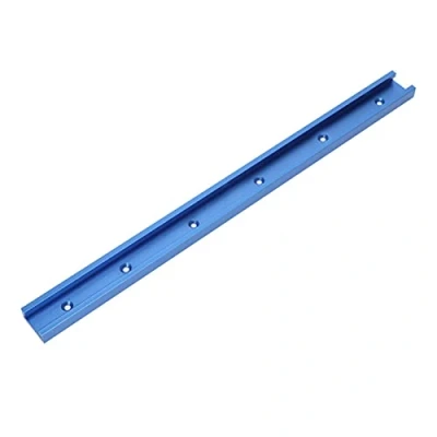Imagen de T Track Slot Mitre Track, Aleación de Aluminio Jig Fixture Ranura para Sierra Mesa Enrutador Herramienta Carpintería((Eine Rutsche vom Typ 30 800MM))