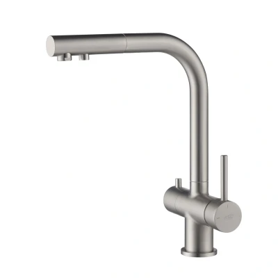 Imagen de Blue Water Grafit (Gun Metal) Apala Grifos de cocina, color antracita