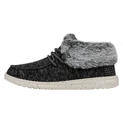 Imagen de Hey Dude Wendy Fold, Ankle Boot, para Mujer, Black, Size EU 38