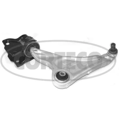 Imagen de CORTECO 49469605 Barra oscilante, suspensión de ruedas Eje delantero, izquierda, debajo Brazo oscilante transversal Aluminio