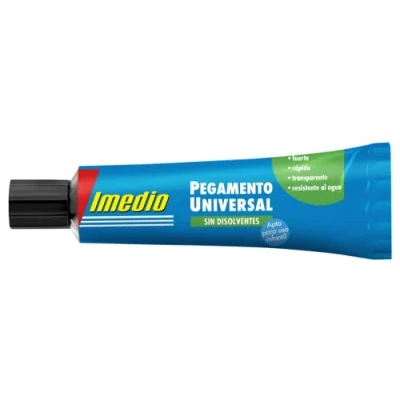 Imagen de Pegamento Universal Imedio Fuerte, Instantáneo, Transparente 35ml Sin Disolventes