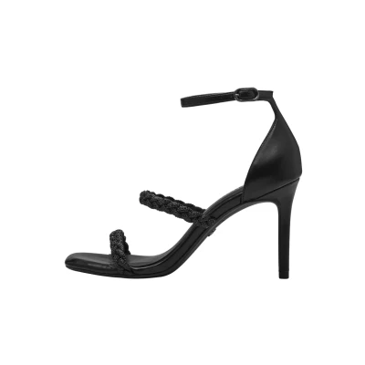 Imagen de Tamaris Mujer 1 28035 42, Sandalia con talón, Negro, 40 EU