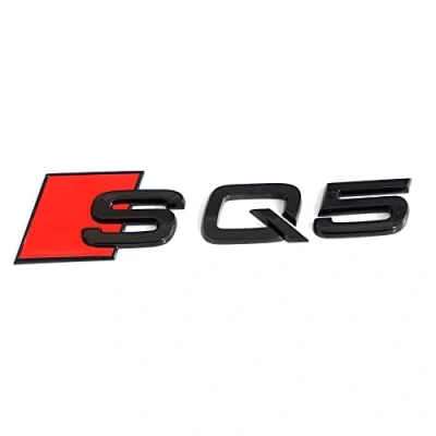 Imagen de Audi 80A071804 SQ5 Adhesivo con Emblema de edición Negra, Color Negro y Rojo