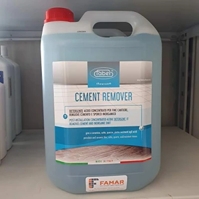 Imagen de Faber Cement Remover 5 l Detergente ácido concentrado para eliminar cemento y suciedad inorgánica