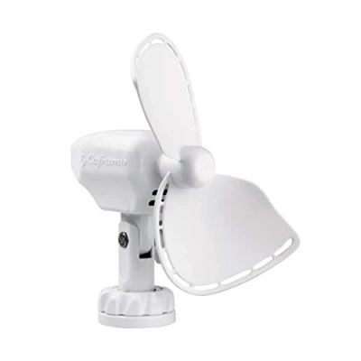Imagen de SEEKR Ultimate, 747DCWCS, Direct Wire Ventilador de cabina compacto 12 V, fácil limpiar, 2 velocidades, 150/200 CFM 5.25 x 2.5 8 pulgadas, color blanco