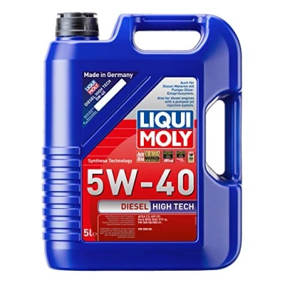 Imagen de Liqui Moly Diesel High Tech 5W 40 5L Aceite de motor 2696 SEAT: Ibiza 3, Altea, Leon II Hatchback, AUDI: A4 B6 Sedán, A3 Hatchback