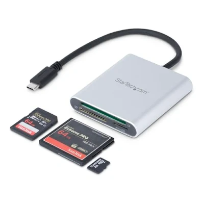 Imagen de Startech Lector Grabador Usb 3.0 De Tarjetas Memoria Sd, Micro Compactflash Adaptador c A Flash