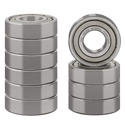 Imagen de XiKe 6203ZZ Rodamiento de bolas 17x40x12mm Doble cierre metálico y acero al cromo Pre lubricados, 6203 2Z Rodamientos rígidos a con juntas, 10 piezas.