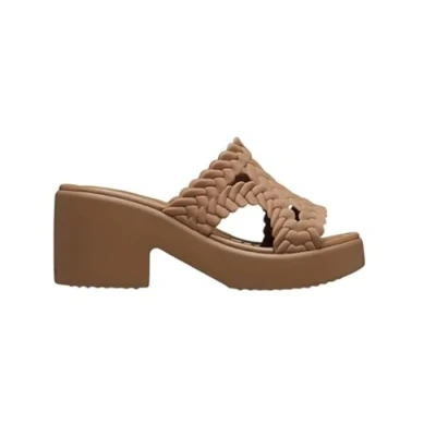 Imagen de Crocs Brooklyn Heel, Sandalia Mujer, Brown, 36 EU