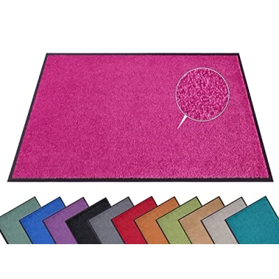 Imagen de Hanse Home Wash &amp; Clean Felpudo Lavable (60 x 90 cm), Color Rojo Frambuesa