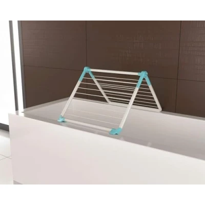 Imagen de Juwel Superdry Wing mint (tendedero de baño plegable, longitud secado 8,8 m, tendedero ducha/balcón, con plástico) 40807