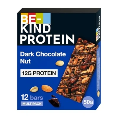 Imagen de Be Kind Barrita de proteínas Crema Cacahuete y chocolate negro, 12x40g