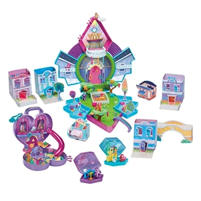 Imagen de My Little Pony Mini World Magic Colección Equestria Set de Juego Personalizable con más 120 Piezas
