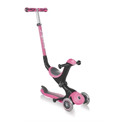 Imagen de GLOBBER Patinete 3 Ruedas Modelo GO UP Deluxe Deep Pink, a Partir de 15 Meses, 644 110, Color Rosa