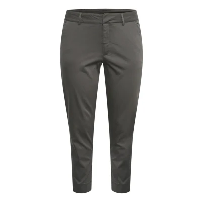 Imagen de Kaffe Curve Kcleana Pantalones chinos, Mujer, Talla: 54, Dark shadow