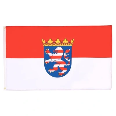 Imagen de AZ FLAG Bandera Estado de Turingia 90x60 cm Thüringen Alemania 100% Poliéster Con Ojales Metal integrados 50g Colores Vivos Y Resistente A La Decoloración