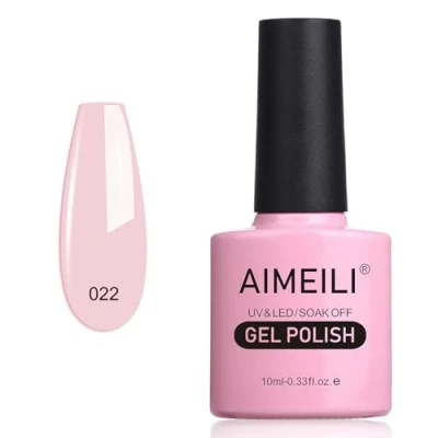 Imagen de AIMEILI Esmaltes Semipermanentes de uñas en Gel UV LED Soak Off Transparente Rose Nude (022) 10ml