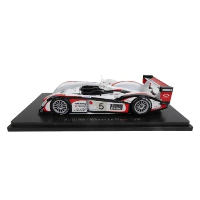 Imagen de OPO 10 Coche Compatible con Audi R8 Winner Le Mans 2004 Capello Kristansen Ara Spark 1/43 para Hachette Japon 45