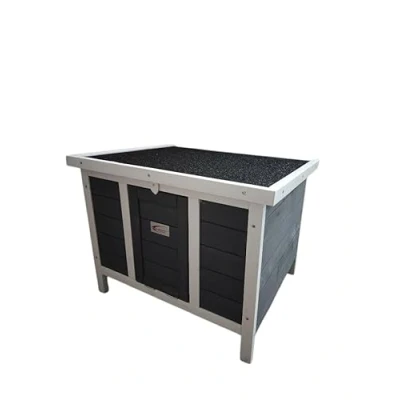 Imagen de BUNNY BUSINESS Conejo/Conejillo de Indias Gigante Hide House/Run Hutch, Extragrande, 60 x 47 50 cm (Gris escondite)