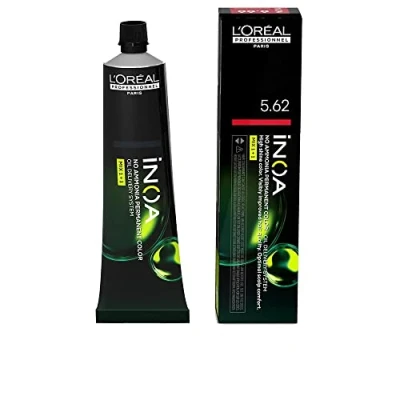 Imagen de inoa color 5.62 carmeline castaño claro rojizo irisado 60 gr, Loreal