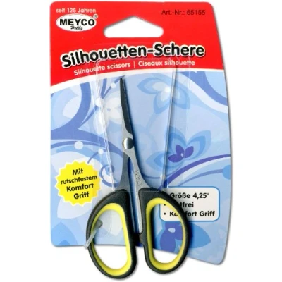Imagen de Siluetas Tijeras para manualidades (con mango ergonómico antideslizante tamaño 4,25 &quot;