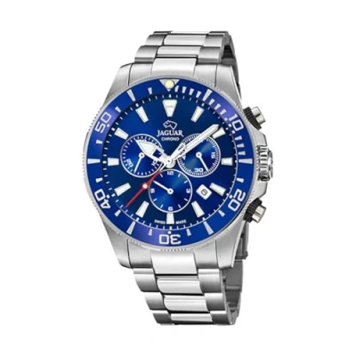 Imagen de JAGUAR Reloj Modelo J861/2 de la colección Executive, Caja 43,5 mm Azul con Correa Acero para Caballero