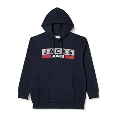 Imagen de Jack &amp; Jones Jjecorp LOGO PS Jersey con capucha Navy blazer, Hombre, Talla: 6XL, blazer