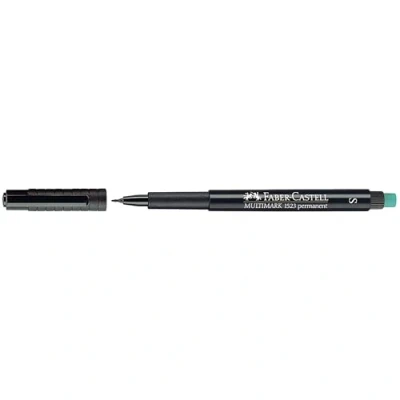 Imagen de FABER CASTELL Permanent Marker MULTIMARK S, schwarz