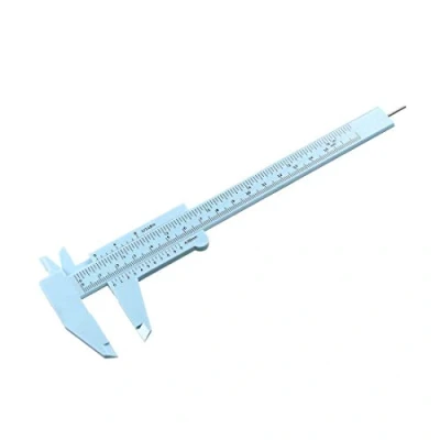 Imagen de Vernier Caliper Mini doble escal de plástico, 150 mm, color azul