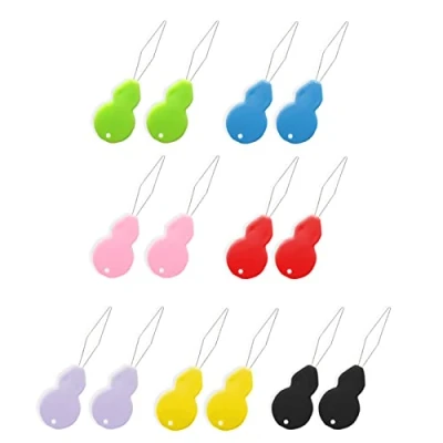 Imagen de TingDongWei 14 Piezas Enhebrador de Aguja, Enhebradores Agujas Plástico para Coser a Mano Coser, Manualidades y Bordado DIY