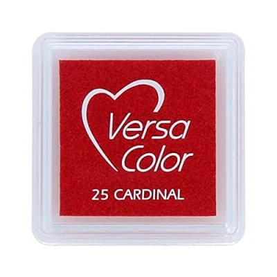 Imagen de Tsukineko VersaColor Pigmento Inkpad 1&quot; Cubo Pájaro, Rojo vívido, Talla única