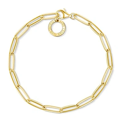 Imagen de Thomas Sabo Pulsera con dijes en plata chapada oro X0253 413 39 L15.5