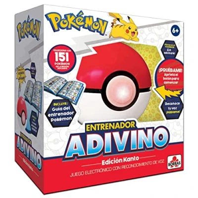 Imagen de BORRAS Pokémon Adivino Demuestra Tus conocimientos de con el Entrenador Poké Ball descubrirá en qué Estas Pensando a Partir 6 años (19443)