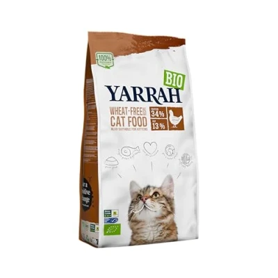 Imagen de Comida Seca para Gatos Yarrah Pienso De Pescado y Pollo sin Cereales 2,4Kg
