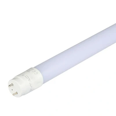 Imagen de Tubo de plástico LED VT 9077 14 W T8 no giratorio, 90 cm, código color: 6500 K G13
