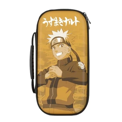 Imagen de Konix Naruto Shippuden Funda de protección y Transporte para Consolas Nintendo Switch, Switch Lite OLED Almacenamiento 8 Juegos Diseño