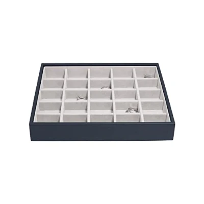 Imagen de Stackers Azul marino clásico medio caja de joyería baratijas capa