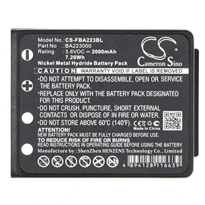 Imagen de CS FBA223BL Baterías 2000mAh Compatible con [HBC] FBFUB09N, FUB 9NM 6V, FUB9NM, Linus 4, 6, Micron Radiomatic Eco, Keynote, Radi