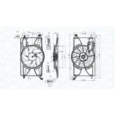 Imagen de Ventilador, refrigeración del motor MAGNETI MARELLI 069422834010