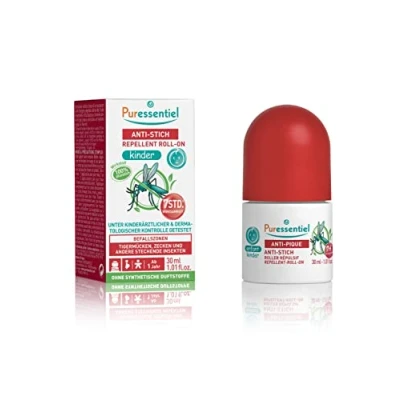 Imagen de Puressentiel SOS Antimosquitos Roll On para Pieles Sensibles, 30ml