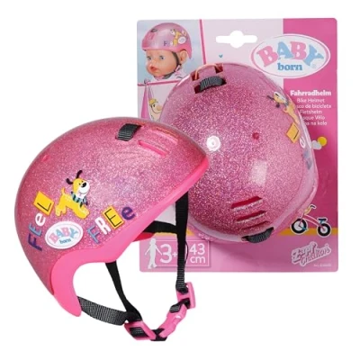Imagen de BABY Born Casco de Bicicleta, Color Rosa. (ZAPF Creation 836835)