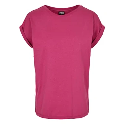 Imagen de Urban Classics Extended Shoulder Camiseta básica, Mujer, Talla: XXL, Brightviolet