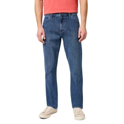 Imagen de Wrangler Red Kabel Straight Jeans, Mid Stone, 34W / 36L Hombres