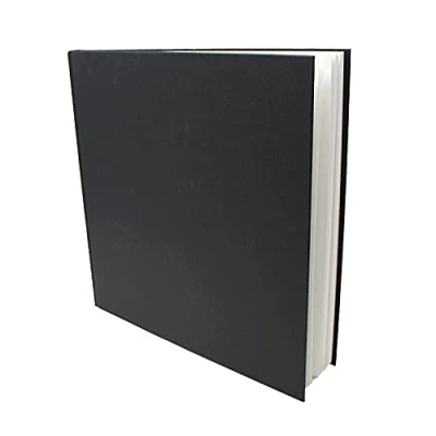 Imagen de Artway Studio Cuaderno de dibujo cuadrado encuadernado en cartón 285mm 92 Caras/46 Páginas papel 170 gsm negro tapa dura