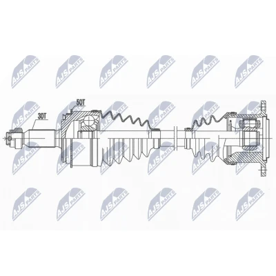 Imagen de Semi eje NTY NPW MS 081