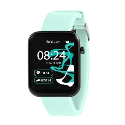 Imagen de Tikkers Kids Series 13 reloj inteligente con rastreador de fitness, despertador, cámara, conexión GPS, monitor frecuencia cardíaca, contador pasos, pantalla táctil, correa silicona