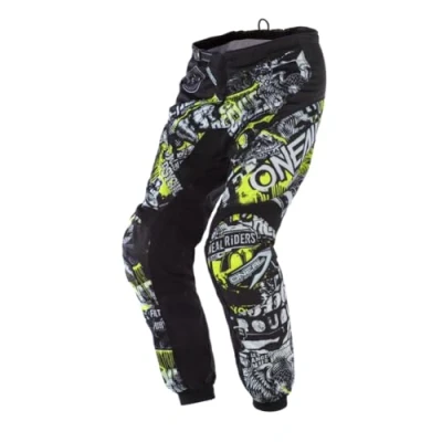Imagen de 0108 827 Oneal Element 2018 Attack Youth Motocross Pants 28 Black Hi Viz (16/18)