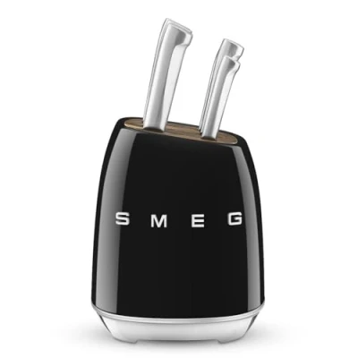Imagen de SMEG Bloco de Facas Anni 50 Preto KBSF02BL