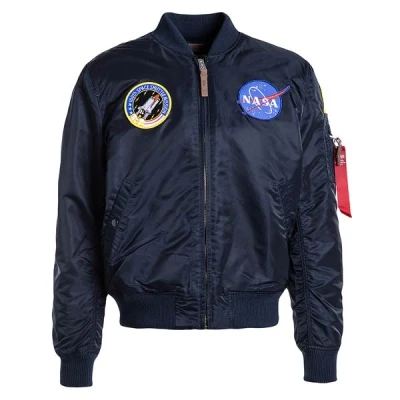 Imagen de Alpha Industries MA1 VF NASA Chaquetas bomber, Hombre, Talla: Large, Replica blue